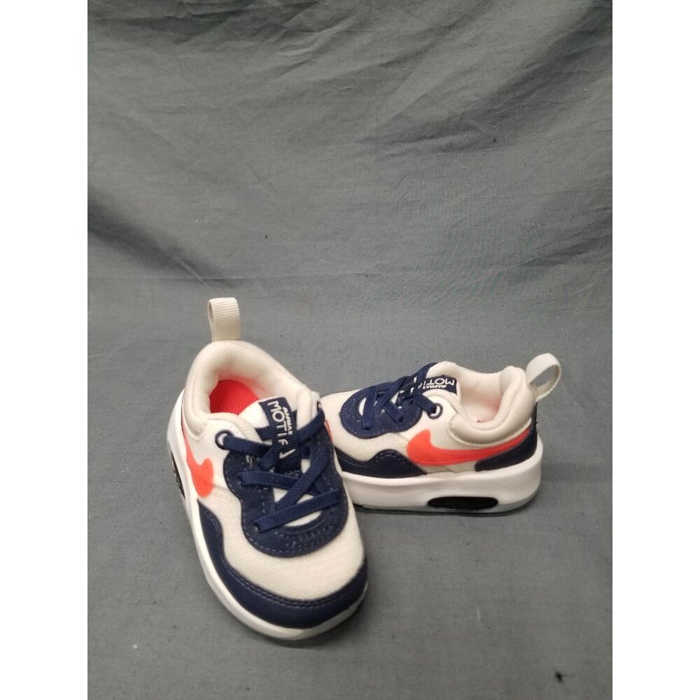 Nike Air Max Motif (TD) Sneakers Blue White Orange Boys Size 5c NEW IN BOX! - Picture 1 of 5